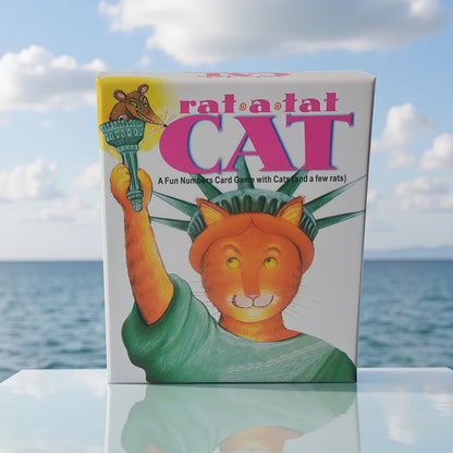 Rat-A-Tat Cat: a Playful Numbers Card Game (Cats, Rats & Fun!) Interesting Card Games, Board Games, Interactive Tabletop Games, with Instruction Manuals in English, French, and Spanish, Ideal Party Games, Suitable as Gifts, P