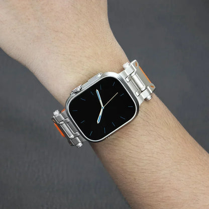 Silicone Sport Band for Apple Watch Ultra 49mm 45mm 42 44mm Rubber Strap for iWatch Series 9 8 7 se 6 5 4 ultra 2 49 Correa