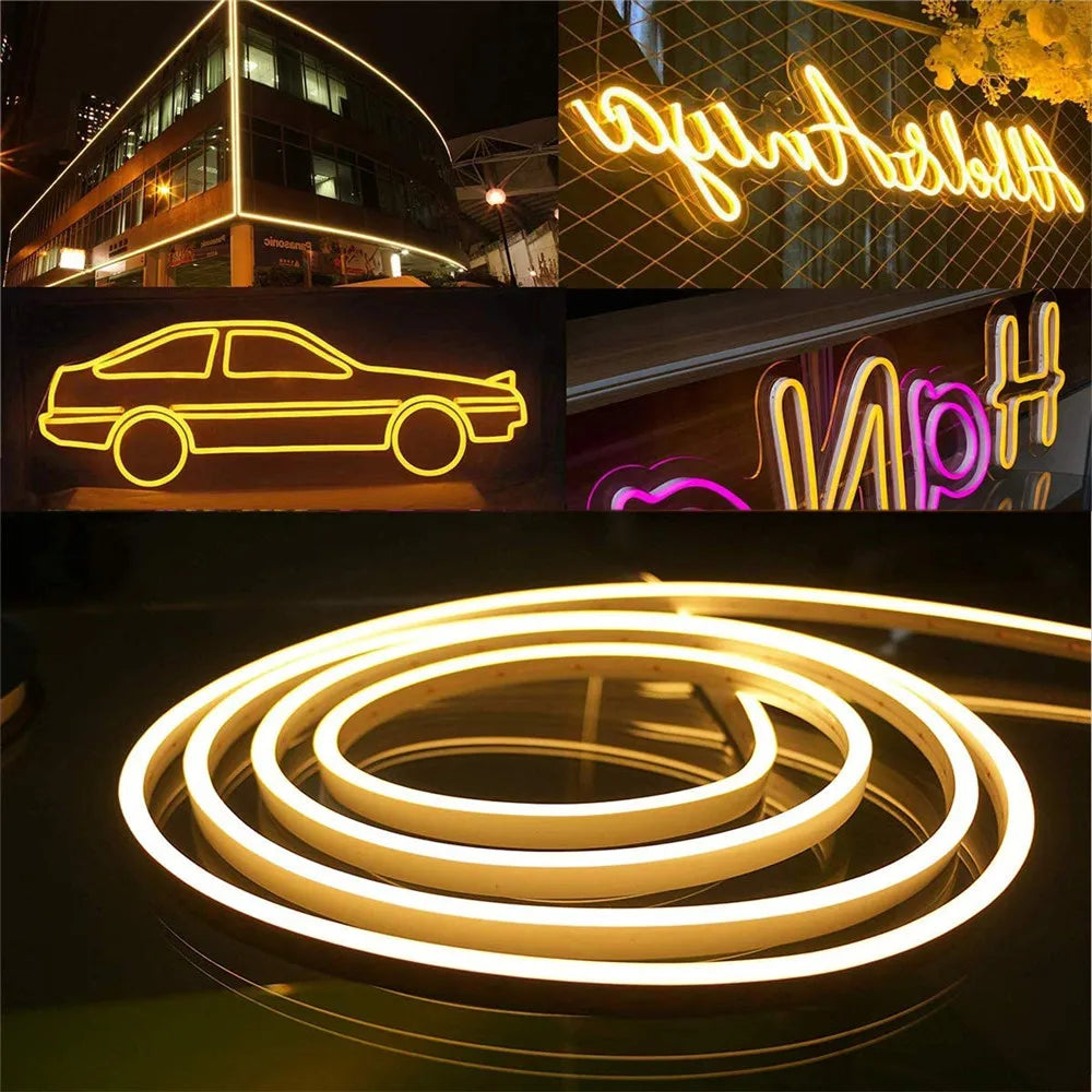 5V USB Neon Lamp Dimmable Waterproof Flexible Tape Touch Sensor LED Neon Sign Light Strip Bedroom Backlight DIY Decor
