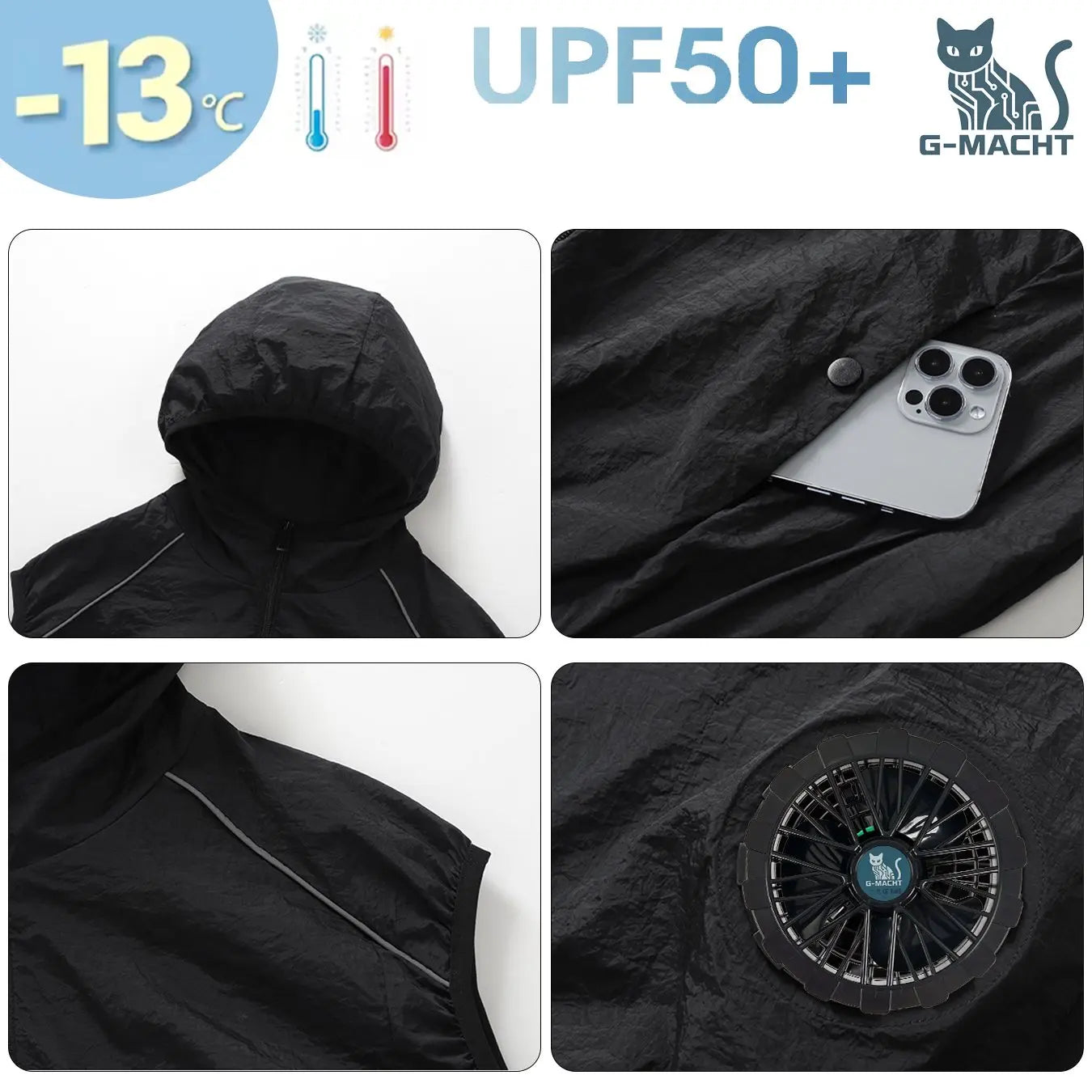Summer Cooling Vest For Couples Breathable Fan Air Conditioner Jacket Sleeveless Heat Resistant Outdoor Workwear