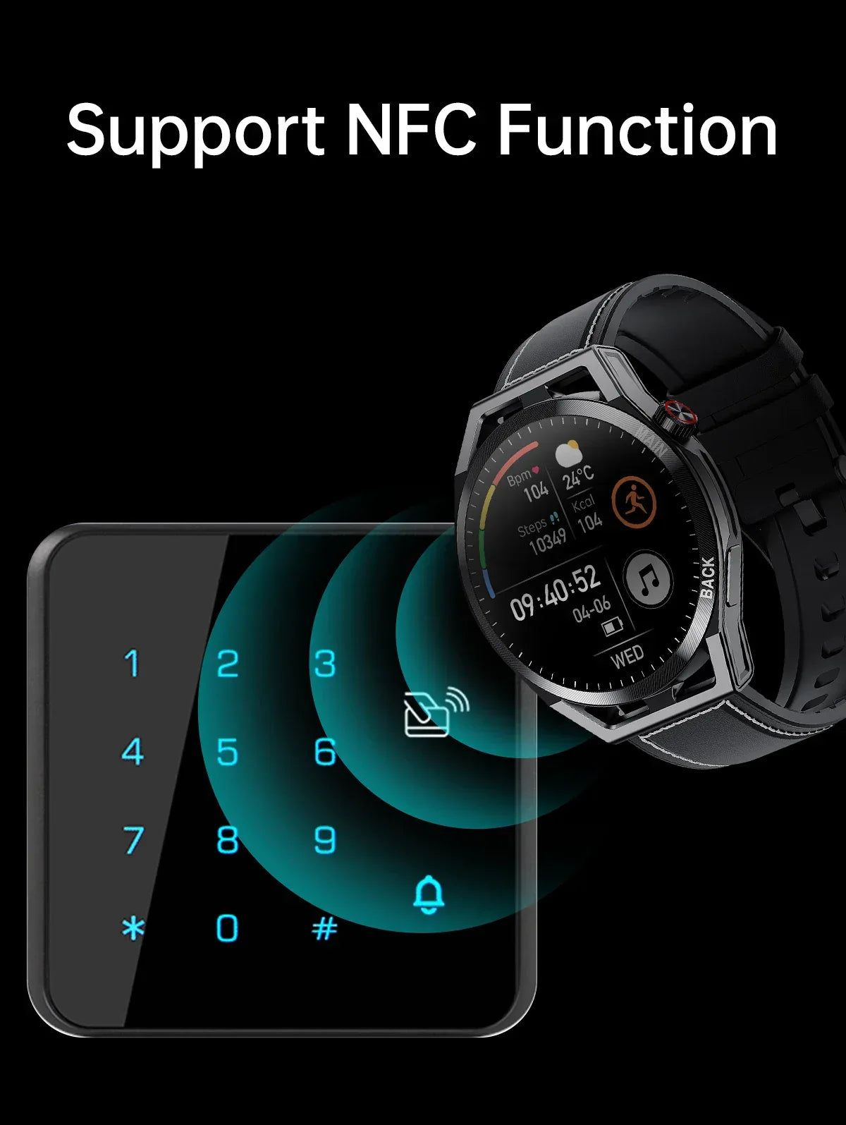 LIGE NFC 2026 New Ultra Military Smart Watch Men 1.32" IPS IP67 Waterproof ECG Smartwatch   For iOS Android Sports Smart Watches