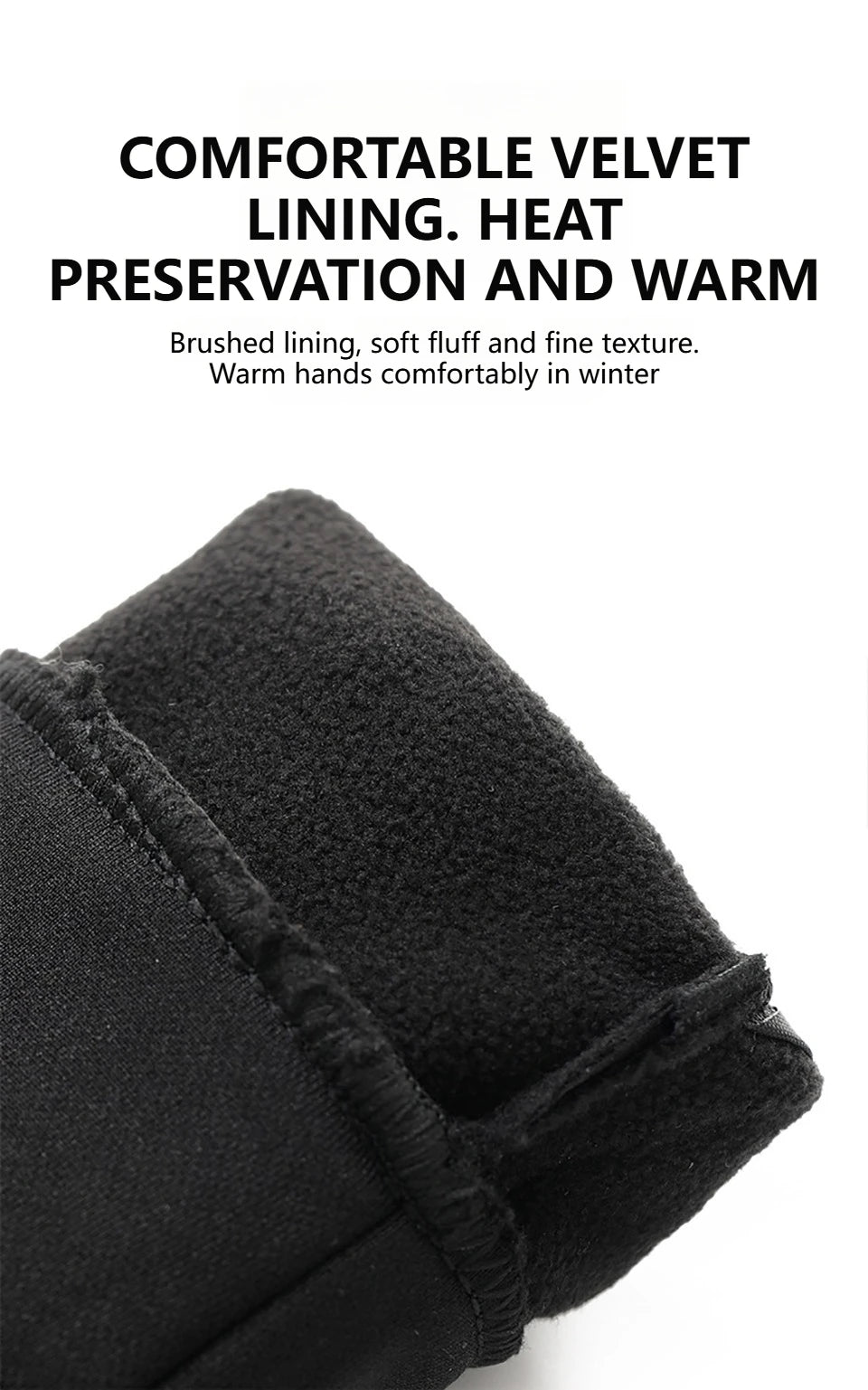 GTUBIKE Autumn Winter Outdoor Cycling Gloves Gym Fitness Sports Running Warm Touch Screen Nonslip Gloves Motorcycle Gloves