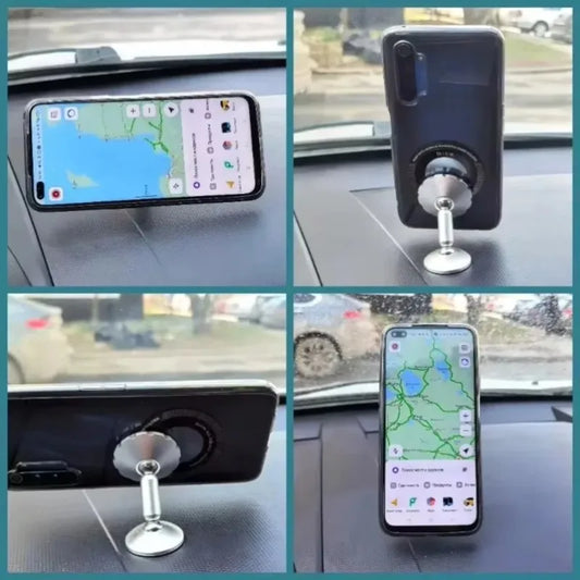 1pc Universal Magnetic Metal Ring Plate Sticker Wireless Charger Adapter for Magsafe Magnet Car Phone Holder Support by PDG ibma