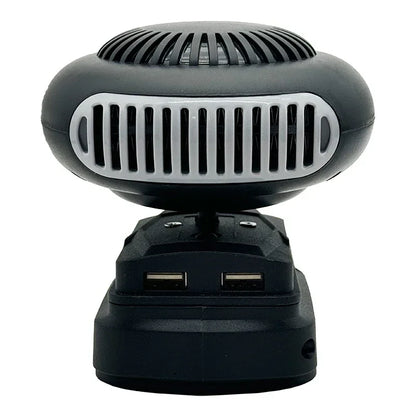 Portable Lithium Electric Power Warm Air Blower Fan Heater Hot&Cold Wind Dual Mode for Makita for Bosch for DeWalt for Milwaukee