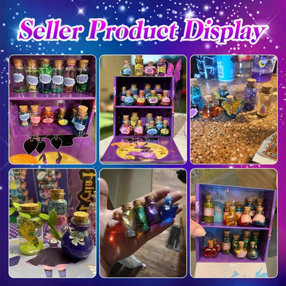 Fairy Magic Potions Kit Kids DIY Witch Glowing Spell Potion DIY Handmade Toys Science Experiments Kids Craft Kit Educational Toy
