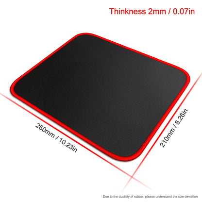 Mouse Pad with Stitched Edge Gaming Mousepad Small Non-Slip Rubber Base Washable Portable for Office Home Computer Laptop