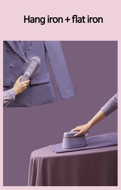 DAEWOO Portable Steam Iron Mini Electric Garment Steamer Clothes Hanging Machine For Travel Business Trip HI-029