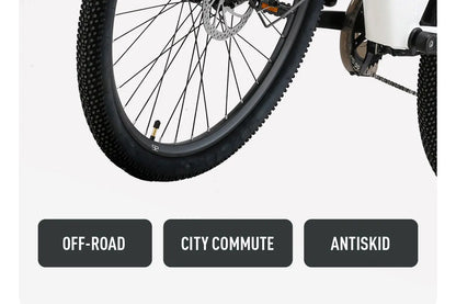 Cysum X-City Adult E-Bike 250W E-Bike for Men 48V 10.4ah Battery 26-Inch Tyre City E-Bike