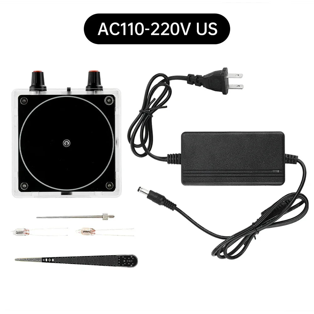 10cm Tesla Coil Arc Generator Touchable Artificial Lightning for Physics Teach Electromagnetic Science Popularization Experiment