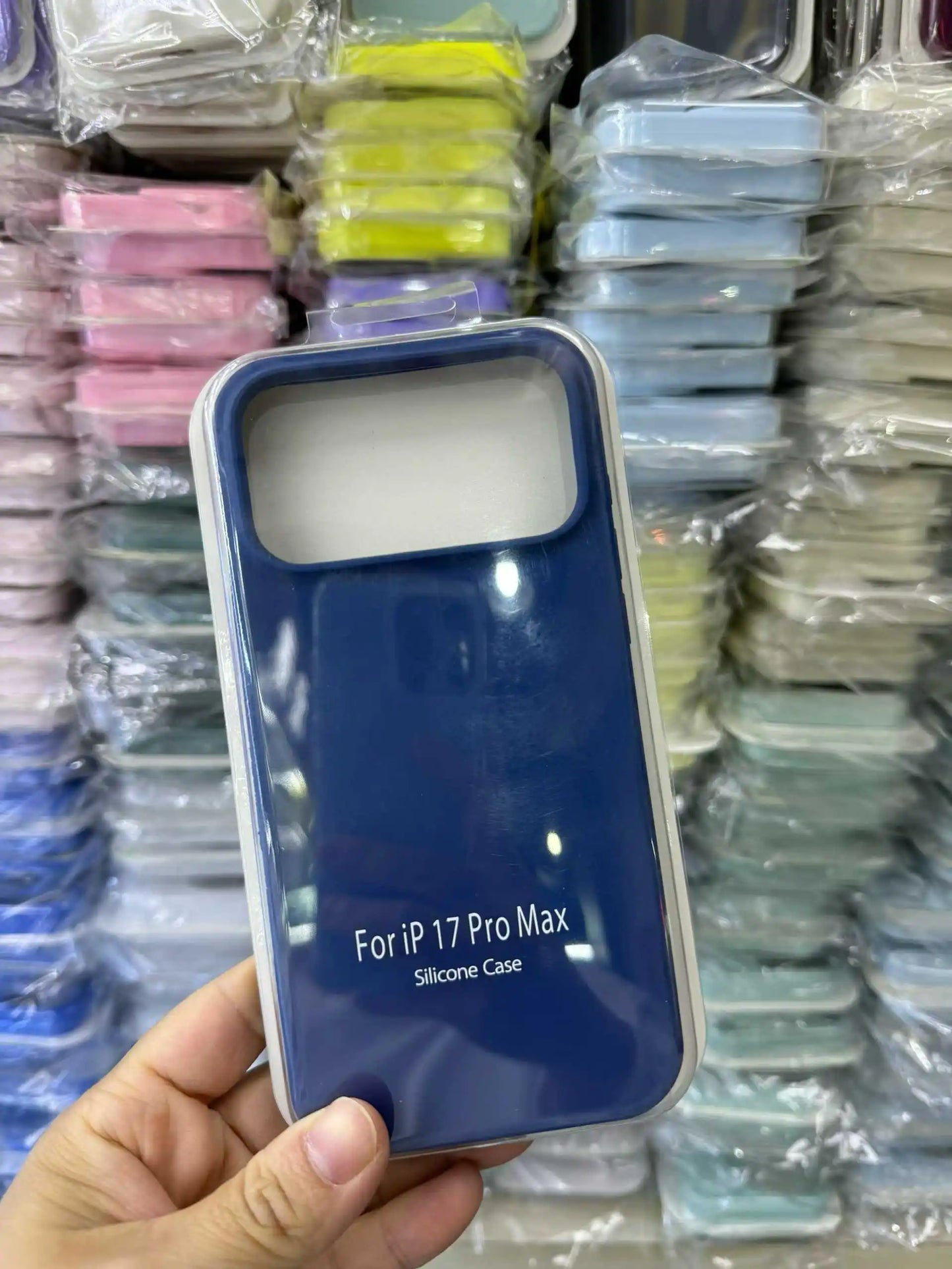 Official Liquid Silicone Skin Feel Case For IPhone 18 Pro Max 17 Pro Air Macaron Solid Candy Colour Color with Packet Box Cover