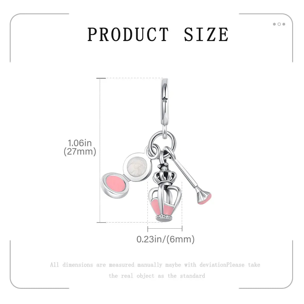 Elegant Mother's Day gifts For mom Ballet Pendant Fit Original Bracelet Diy Jewelry Fine Perfect Heart Rainbow Charm Daily Wear