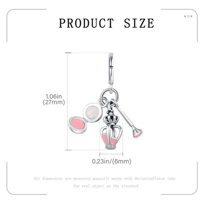 Elegant Mother's Day gifts For mom Ballet Pendant Fit Original Bracelet Diy Jewelry Fine Perfect Heart Rainbow Charm Daily Wear