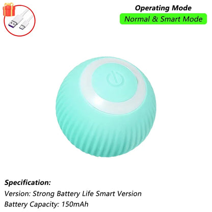 This Interactive Spherical Toy for Cats Features an Automatically Rotating Tail Ball Design and Is Rechargeable Electric Pet Toy