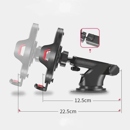 Universal Sucker Car Phone Holder 360° Rotation Windshield & Dashboard Mount Mobile Cell Support Bracket for Smartphones