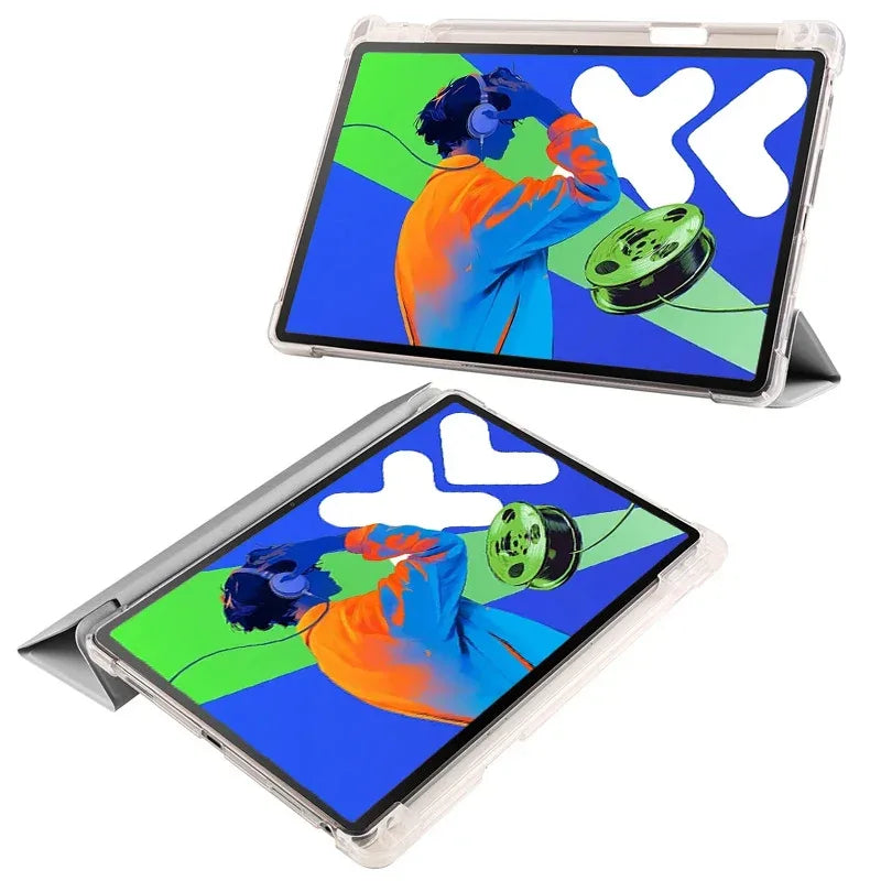 Coque For Lenovo Xiaoxin Pad Pro 2025 Case PU Leather Soft Back Stand Cover For Xiaoxin Pad Pro 12.7 2025 Case with Pen Holder