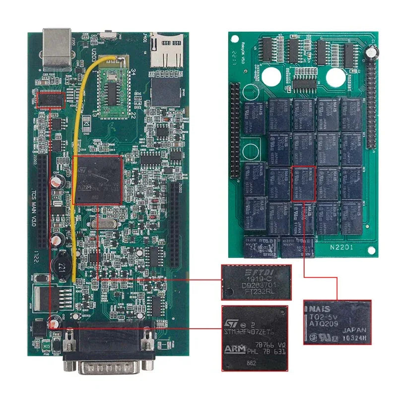 10PCS 2021.11/2020.23 Multidiag Pro TCS DS/ACTM OBD2 Diagnostic Tool 2017.R3 With Keygen /2018.R0 For TCS  For Multi Cars Trucks