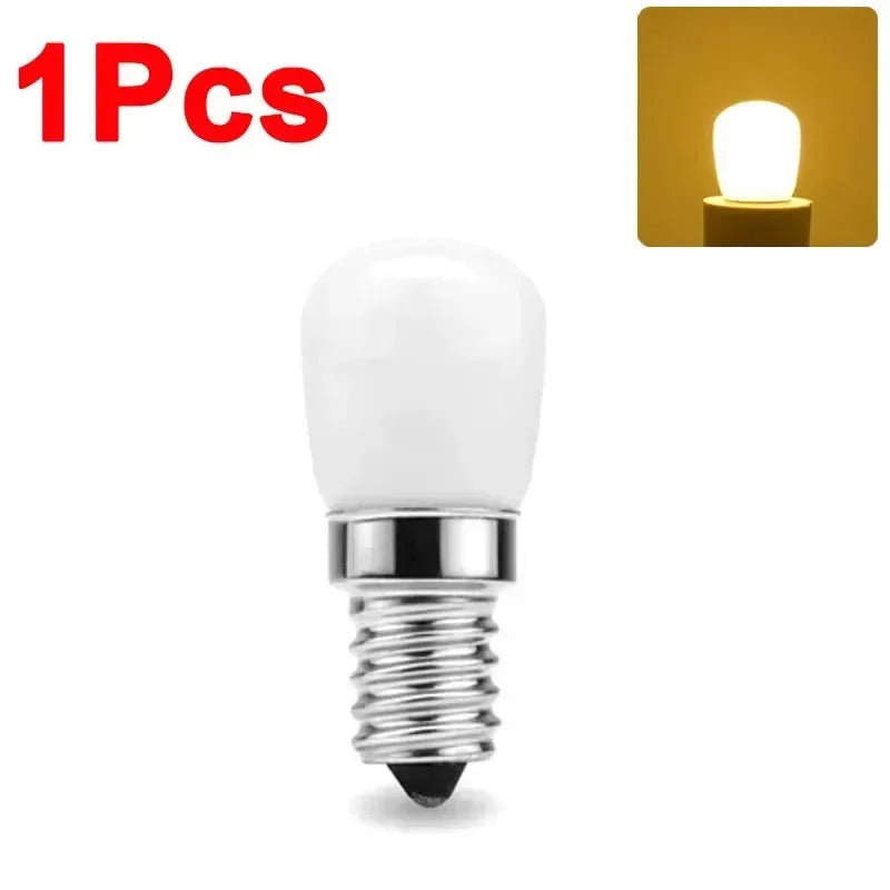 LED Refrigerator Lamp E12 Light Bulb 220V LED Refrigerator Lamp Screw Bulb for Refrigerator Display Cabinet Home Lighting