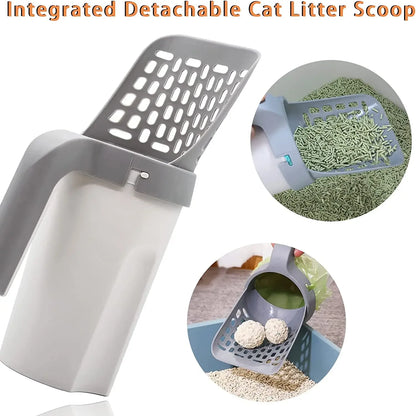 Cat Supplies Cat Litter Scoop with Refill Reusable Pet Cleaning Tool Cat Toilet Waste Cleaner Cat Litter Box Special