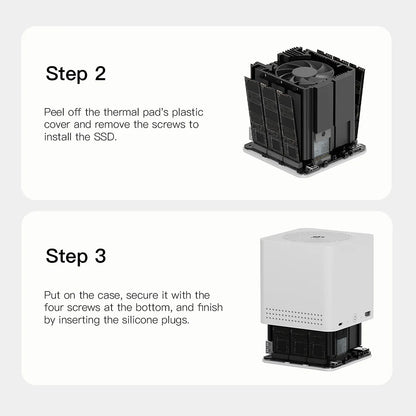 Beelink ME Mini ME Pro Intel Twin Lake N150 LPDDR5 4800MHz 16GB RAM 1T SSD WiFi6 4K Dual Lan Home Network Storage NAS Mini Host
