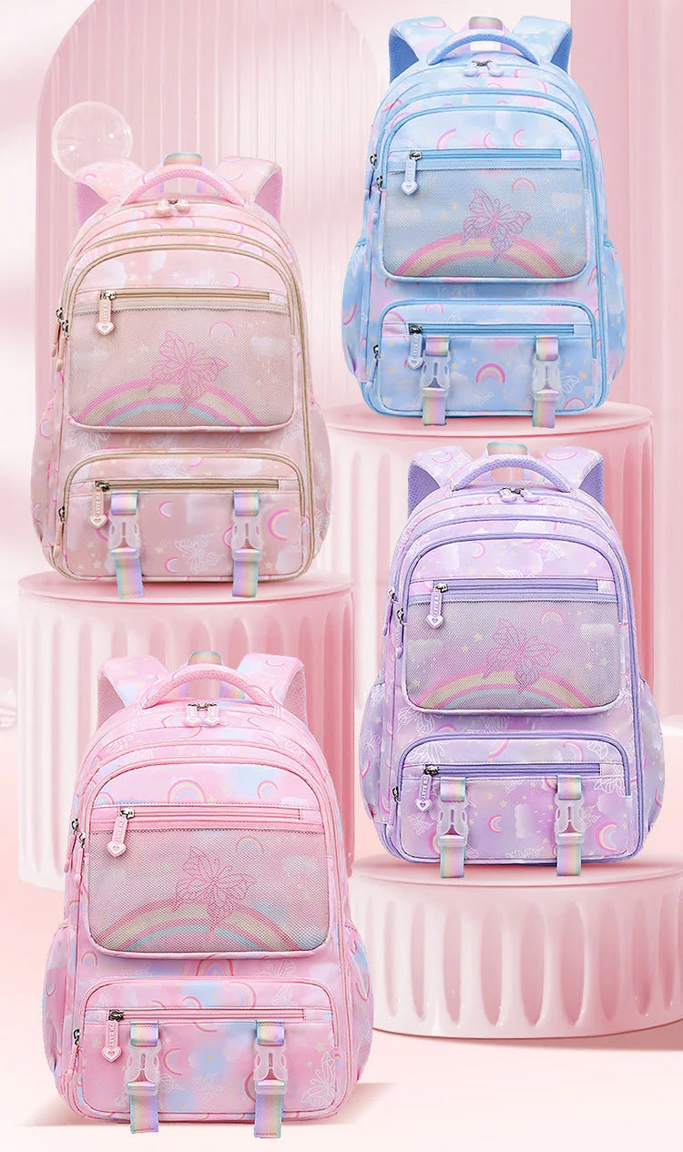 waterproof Children School Bag for Girls Primary princess school backpack Orthopedic Backpacks schoolbag kids Mochila Infantil
