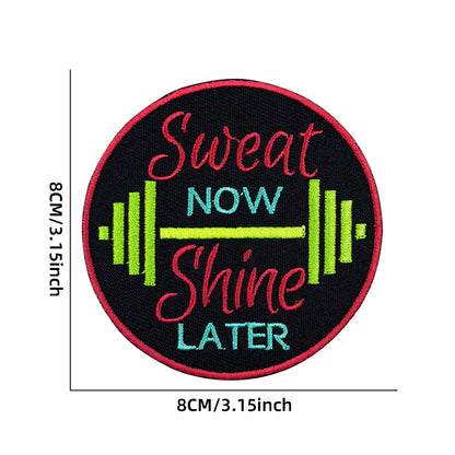 Sports Fitness Gym Patches No Pain No Gain ATHLETE team club Tactical Embroidered Patch brand Armband