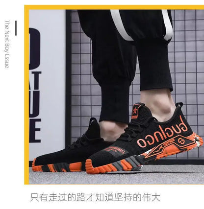 Men Sneakers Mesh Casual Shoes Lac-up Men Shoes Lightweight Vulcanize Shoes Walking Sneakers Man Running Gym Shoes2024