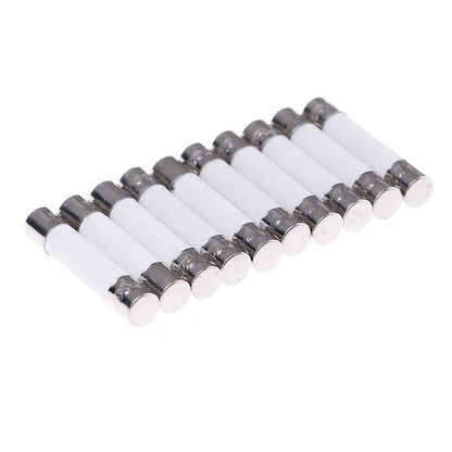 10 Pcs Microwave Ceramic Fuse Electric 20A 250V Home Supplies DIY 6x30mm Wholesale