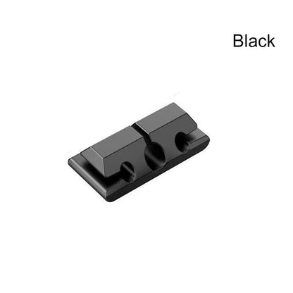 Silicone Cable Organizer USB Data Cable Winder Flexible Cable Management Cord Clips For Mouse Headphone Earphone Car Wire Holder