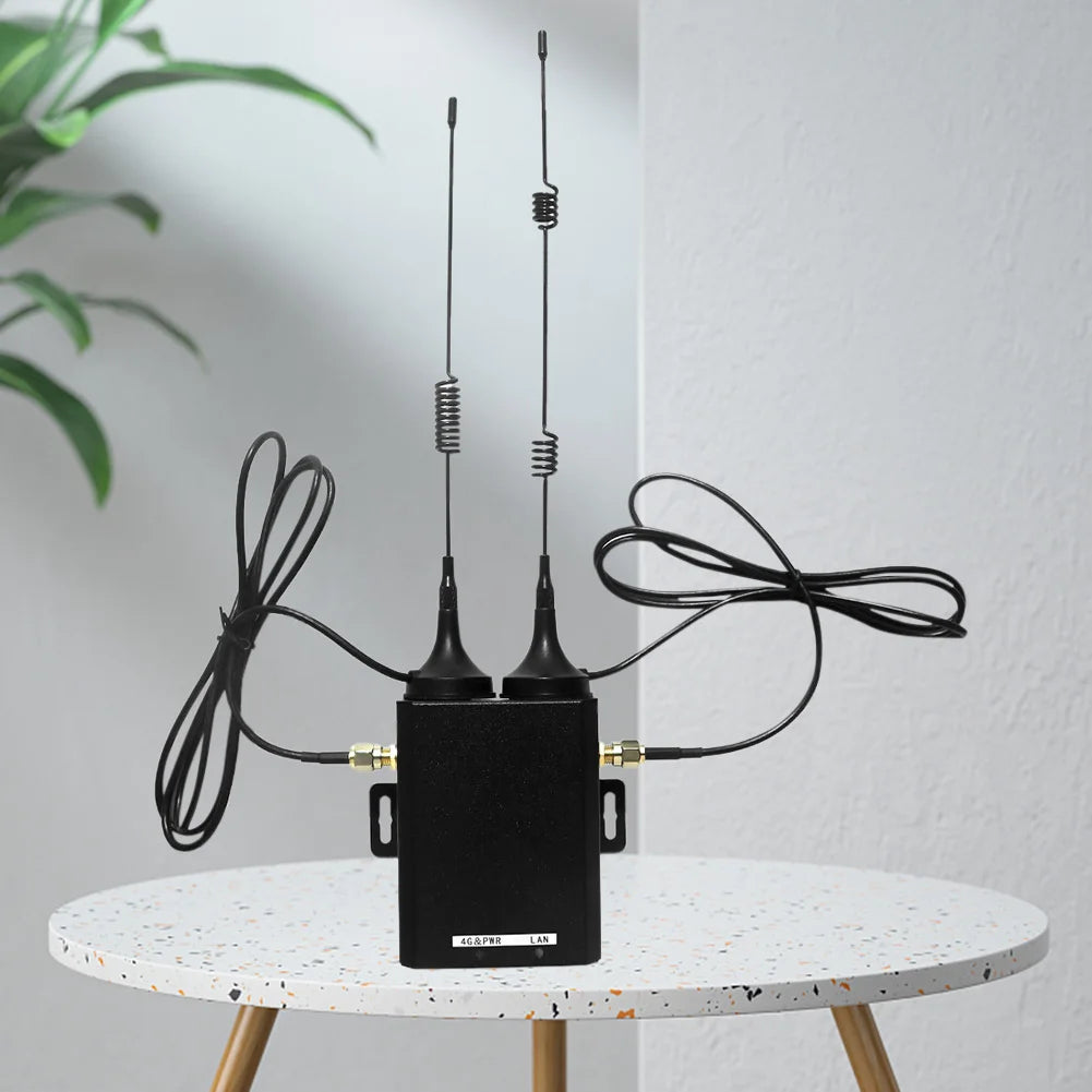 H927 Wireless Router WIFI Router Industrial Grade 4G LTE SIM Card Router wit External Antenna Support 16 WiFi Users for Outdoor