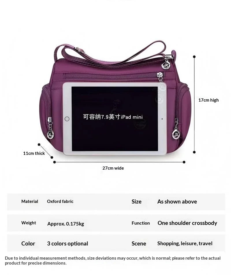 Homefish Women Bag oxford Waterproof Messenger Bags For Lady Crossbody Shoulder Bag Casual Handbags High Quality Multifunctional