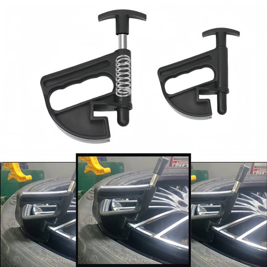 Tire Sticking Scraping Machine Vacuum Pressure Tool Flat Tire Installation Anti Explosion Hands Free Clamp Screw Type Accessory by PDG ibma