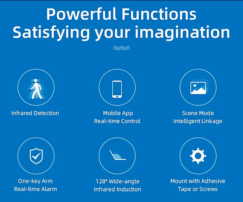 WiFi Zigbee PIR Motion Sensor Smart Home Human Body Infrared Detector Security Smart Life Works With Alexa Google Home