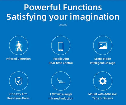 WiFi Zigbee PIR Motion Sensor Smart Home Human Body Infrared Detector Security Smart Life Works With Alexa Google Home