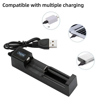 1 / 2 / 4 Slots 18650 Lithium Battery Charger for 18650 Charging 3.7 / 4.2 V Rechargeable Multi-Slot Battery Charger