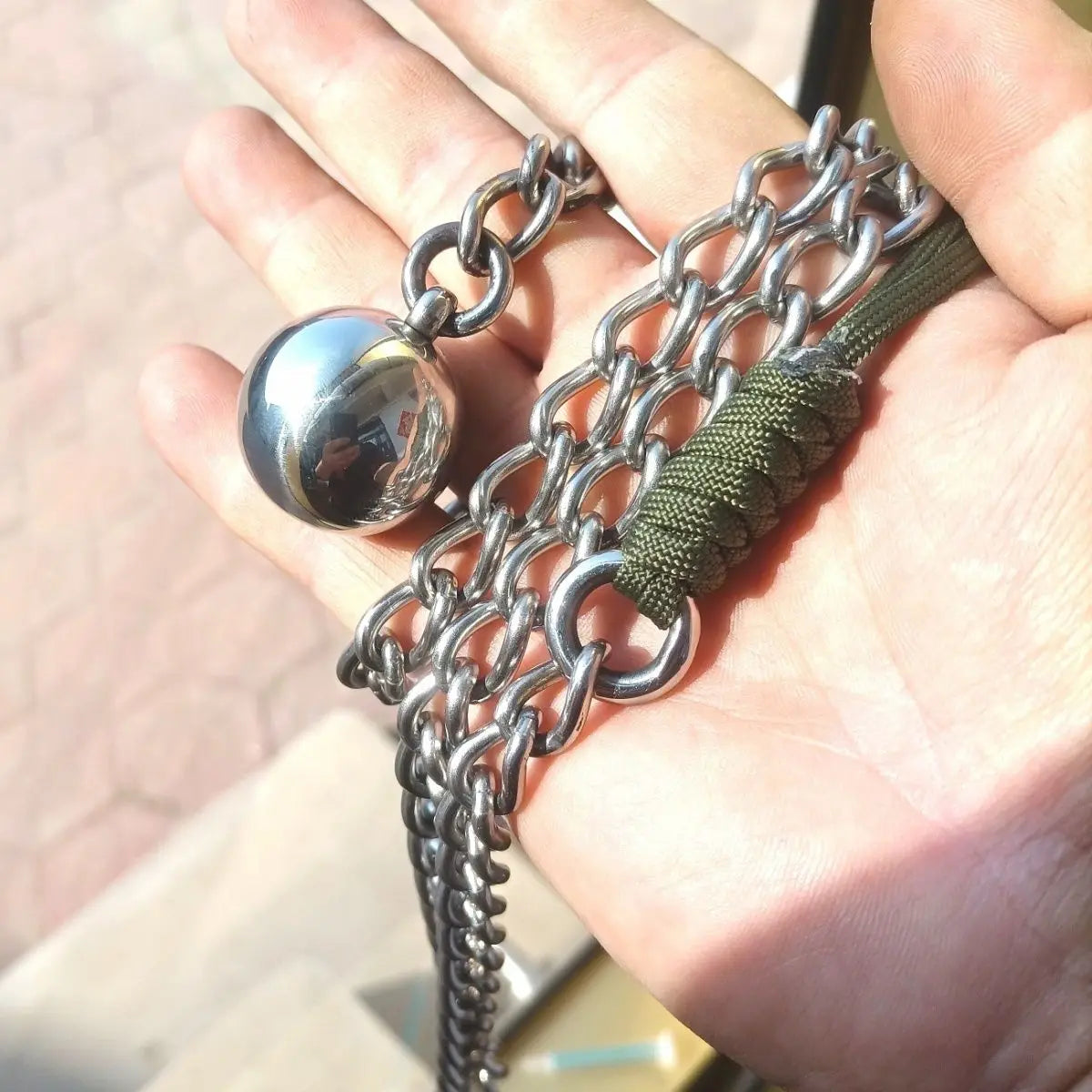 Outdoor EDC Stainless Steel Bracelet Multifunctional Fitness Hammer Whip Tool Mini Window Breaking Supplies