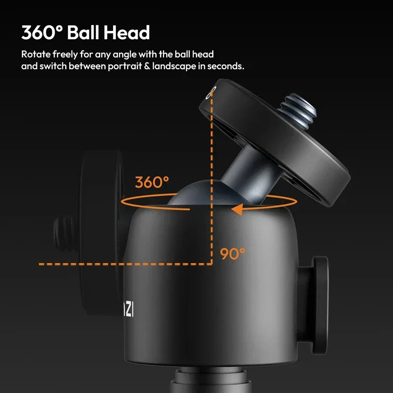 Ulanzi MT88 ClipMate Tripod Backpack Clip Selfie Stick Mode Extendable Tripod Mode Travel Photography Livestreaming Vlog Shots