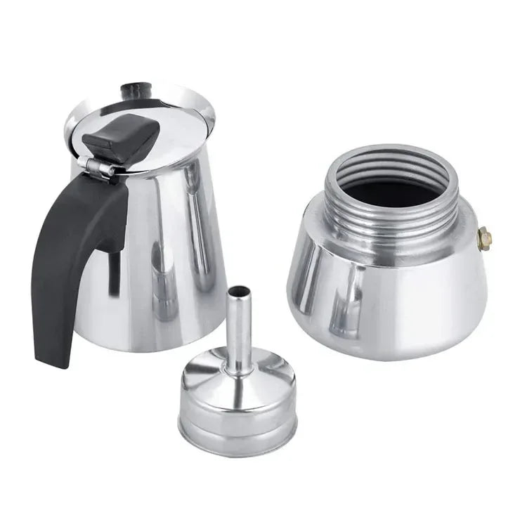 Stainless Steel Moka Pot Espresso Percolator Coffee Pots Electric Italian Turkish Portable Camping Moka Pots