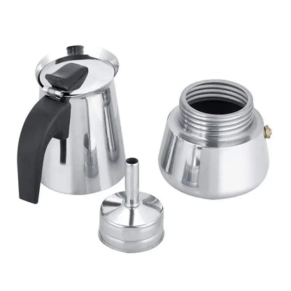 Stainless Steel Moka Pot Espresso Percolator Coffee Pots Electric Italian Turkish Portable Camping Moka Pots