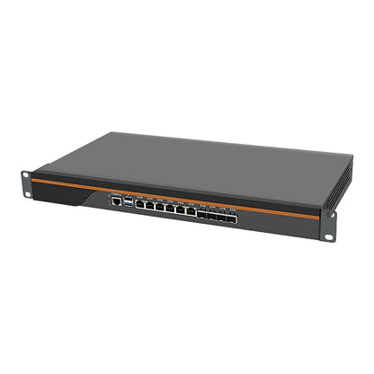 Partaker Firewall Hardware VPN Firewall Appliance 6 X LAN 4 X 10G SFP Intel Quad Core C3758 C3958 1U Firewall Server OPNsense