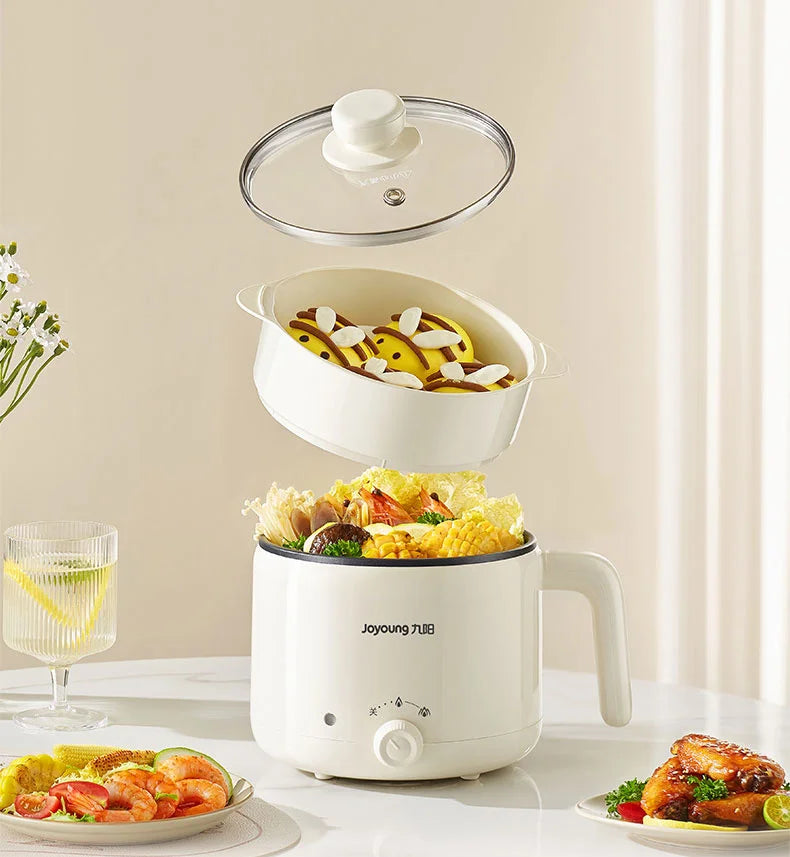Joyoung Electric Cooker 1.8L Multifunctional Electric Cooking Pot Rice Porridge Noodles Cooker For Home Dormitory 2025 New