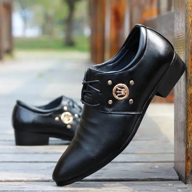 Summer Men Dress Shoes Male Leather Men Fashion Italian Business Colorful Party Wedding Shoe for Man Chaussures Homme De Luxe