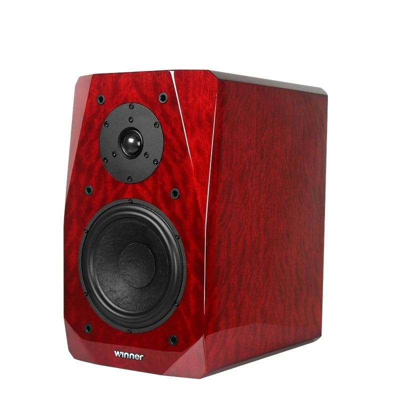 Winner TD-9 Passive Bookshelf Speakers with Wooden Cabinet, 2.0 Hi-Fi Audiophile Stereo System for Home Audio