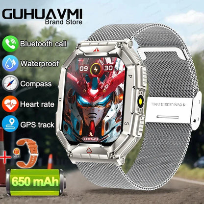 2025 New Men's Smart Watch 360 * 360 HD Touch Screen Sports Waterproof Smartwatch Health Monitoring Bluetooth Call Smart Watches