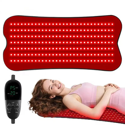210pcs LED Bead Red Light Belt Red Infrared Light Therapy Pad LED Beauty Devices for Face and Body Back Knee Hands Feet Relief