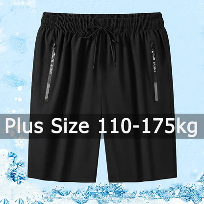 Men Casual Shorts Sweatpants 110-175kg Plus Size 1XL-7XL Pack of 1/2/3 Loose Elastic Waist Sport Pants Running Fitness Gym Pants