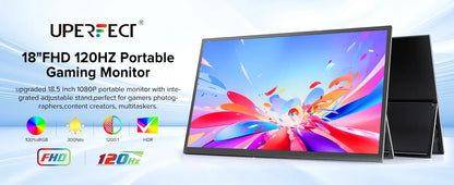 UPERFECT USteam E6 Pro 18.5" Portable Monitor Touch Screen 120Hz Smart Gaming Display For Laptop Phone Xbox PS4 PS5 Switch Mac
