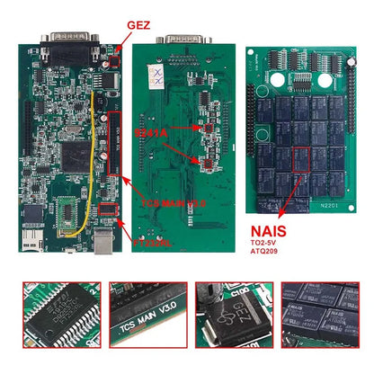 10PCS 2021.11/2020.23 Multidiag Pro TCS DS/ACTM OBD2 Diagnostic Tool 2017.R3 With Keygen /2018.R0 For TCS  For Multi Cars Trucks