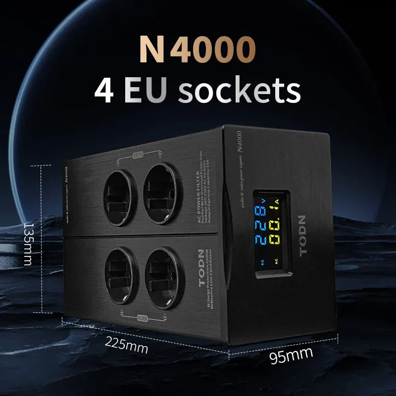 HIFI power filter HiFi lightning protection anti-interferencePA audio power purifier EU dedicated power strip