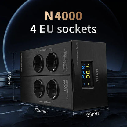 HIFI power filter HiFi lightning protection anti-interferencePA audio power purifier EU dedicated power strip