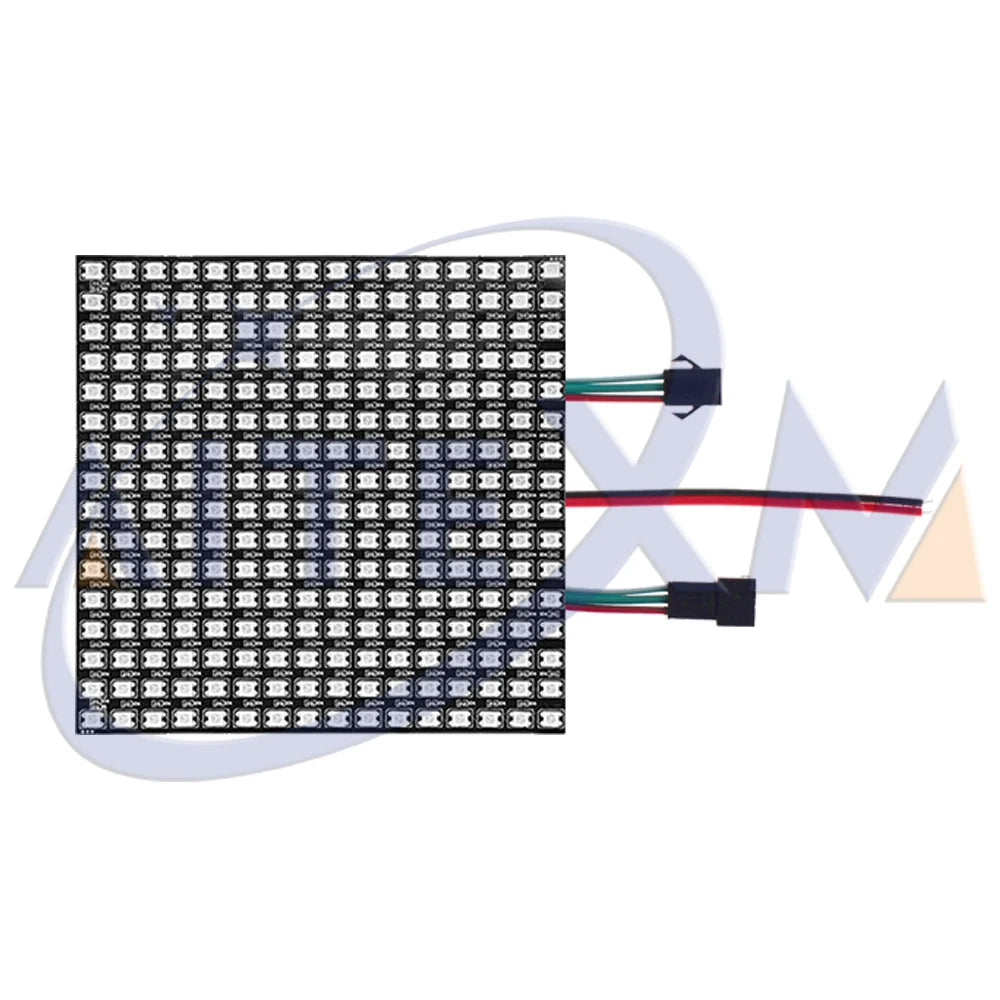 AITEXM WS2812B RGB LED Digital Flexible Individually Addressable Panel Light WS2812 8x8 16x16 8x32 Module Matrix Screen 5050